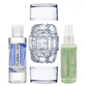 Набор FLESHLIGHT QUICKSHOT VANTAGE: мастурбатор, смазка, спрей-очиститель Набор FLESHLIGHT QUICKSHOT VANTAGE: мастурбатор, смазка, спрей-очиститель
